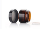 Barattoli cosmetici di vetro dell'OEM 4 Oz del ODM con i coperchi Amber Lip Balm Jars