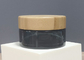 contenitori del balsamo di labbro di 5grams Amber Glass Cosmetic Jar Glass con il coperchio di bambù della vite