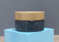 contenitori del balsamo di labbro di 5grams Amber Glass Cosmetic Jar Glass con il coperchio di bambù della vite