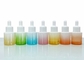 Bottiglia cosmetica di vetro multicolore del contagoccia 20ml con il fondo spesso della pipetta